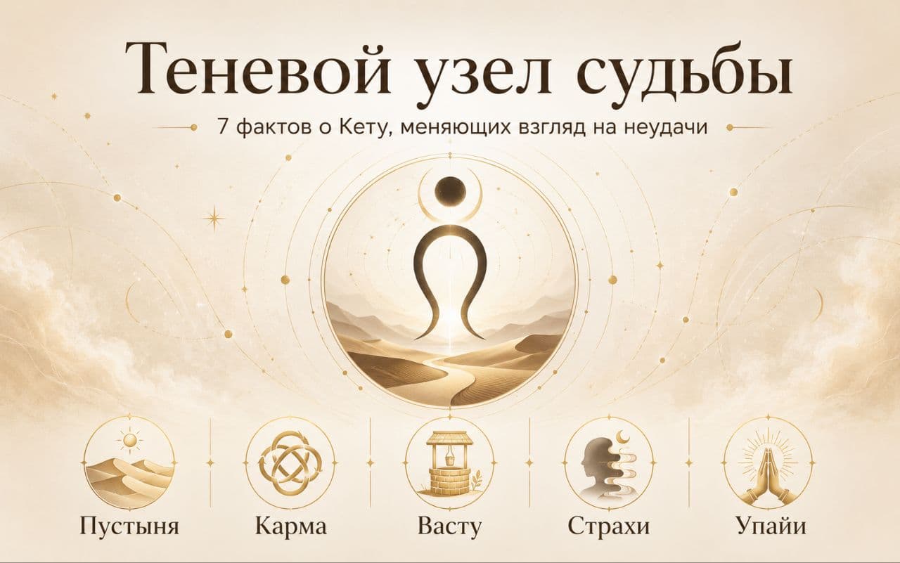 Теневой узел судьбы: 7 поразительных фактов о Кету, которые изменят ваш взгляд на неудачи