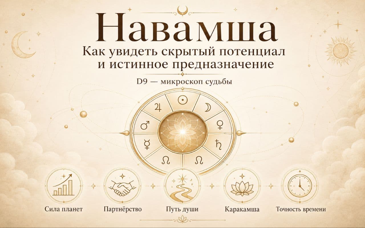 Навамша: Как увидеть свой скрытый потенциал и истинное предназначение через «микроскоп» судьбы